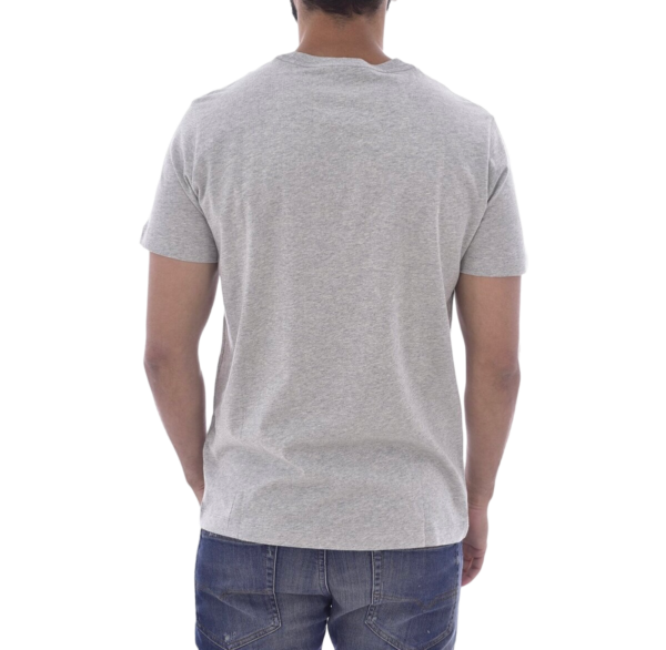 Diesel - T-shirt gris logo métal – Image 2